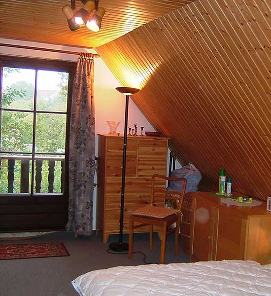 Schlafzimmer im Ferienhaus
