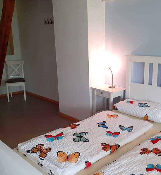 Leseecke in der Ferienwohnung Kornboden